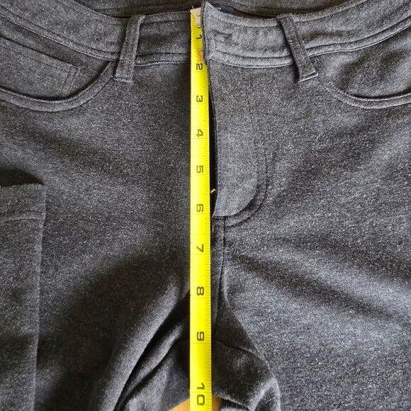 Faded Glory Gray Grey Stretch Knit Bootcut Comfy Women Pants Size 10A Y2K - Picture 6 of 7